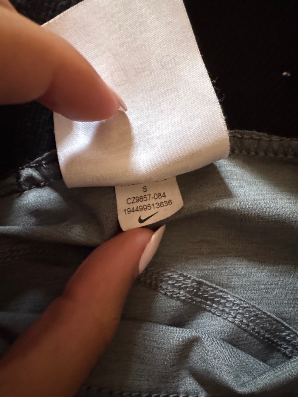 Nike Gray Women's Athletic Shorts & Sports Bra Set - Picture 5 of 8